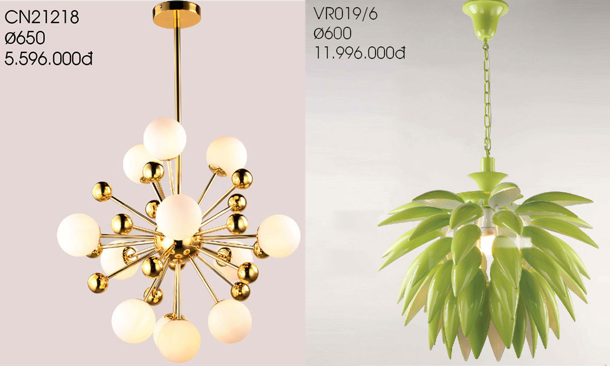 Đèn Thả Trang Trí Kiểu Dáng Hot Nhất Năm 2023